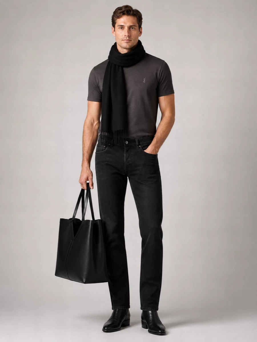 Saint Laurent Silk T-Shirt
