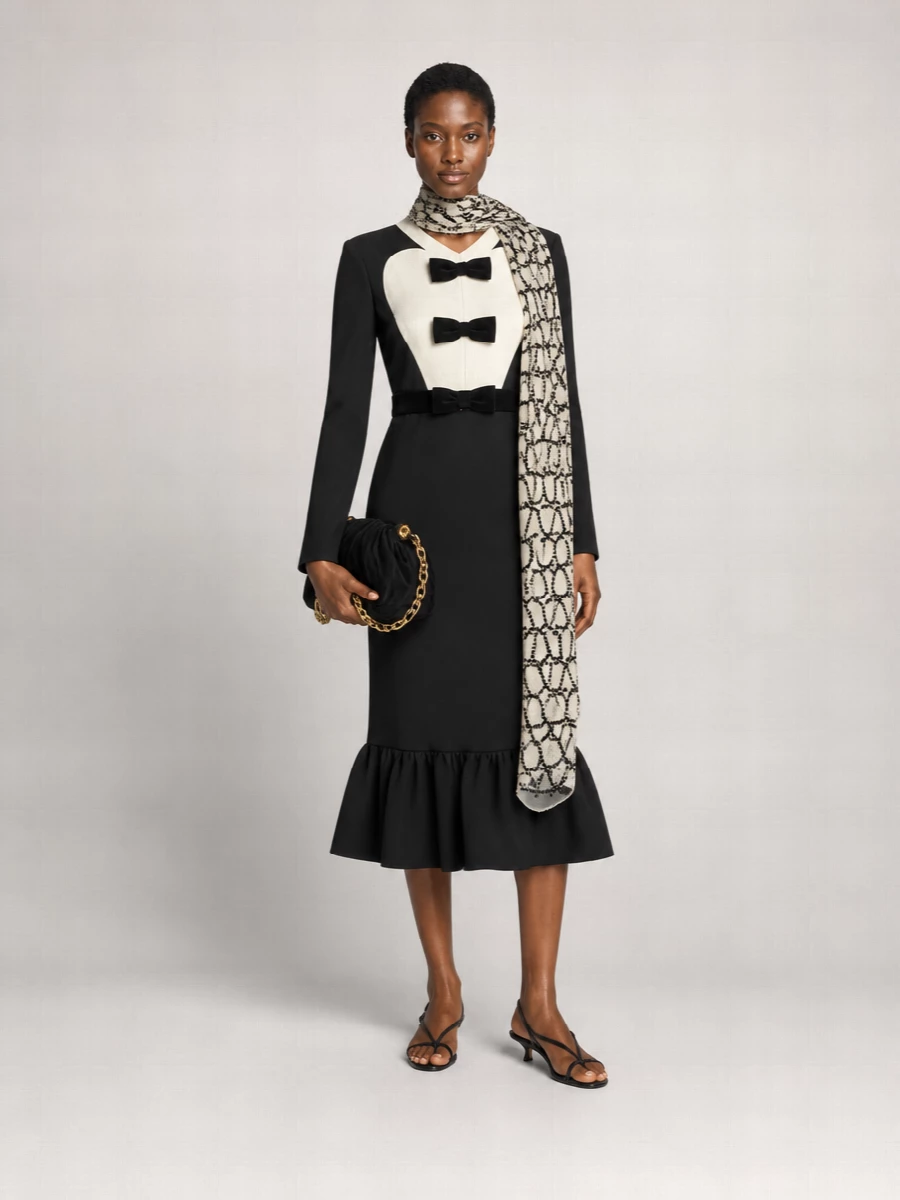 Valentino Garavani Wool Midi Dress