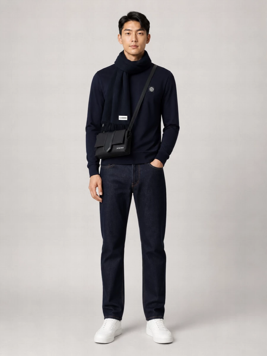 Stone Island Cotton Long-Sleeve T-Shirt
