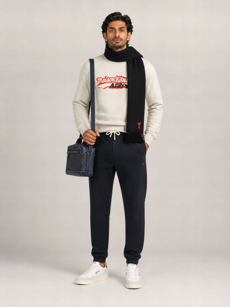 Autry Mélange Cotton Sweatshirt