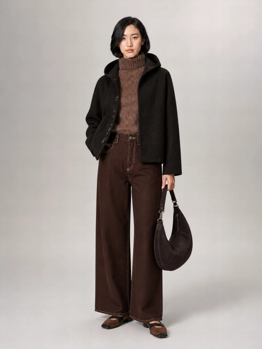 Lemaire Leather Shoulder Bag