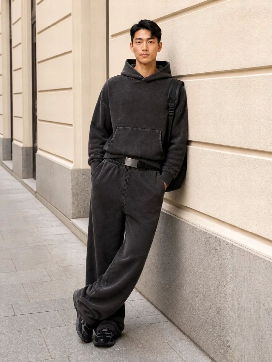 Entire studios wide leg pants asics black runners