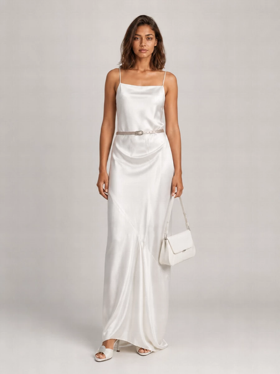 Ann Demeulemeester Viscose Asymmetric Maxi Skirt