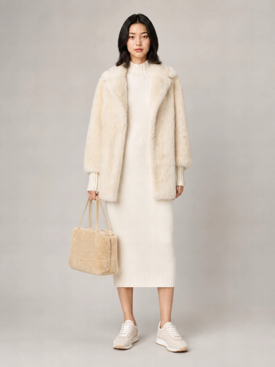 Fabiana Filippi Shearling Overcoat