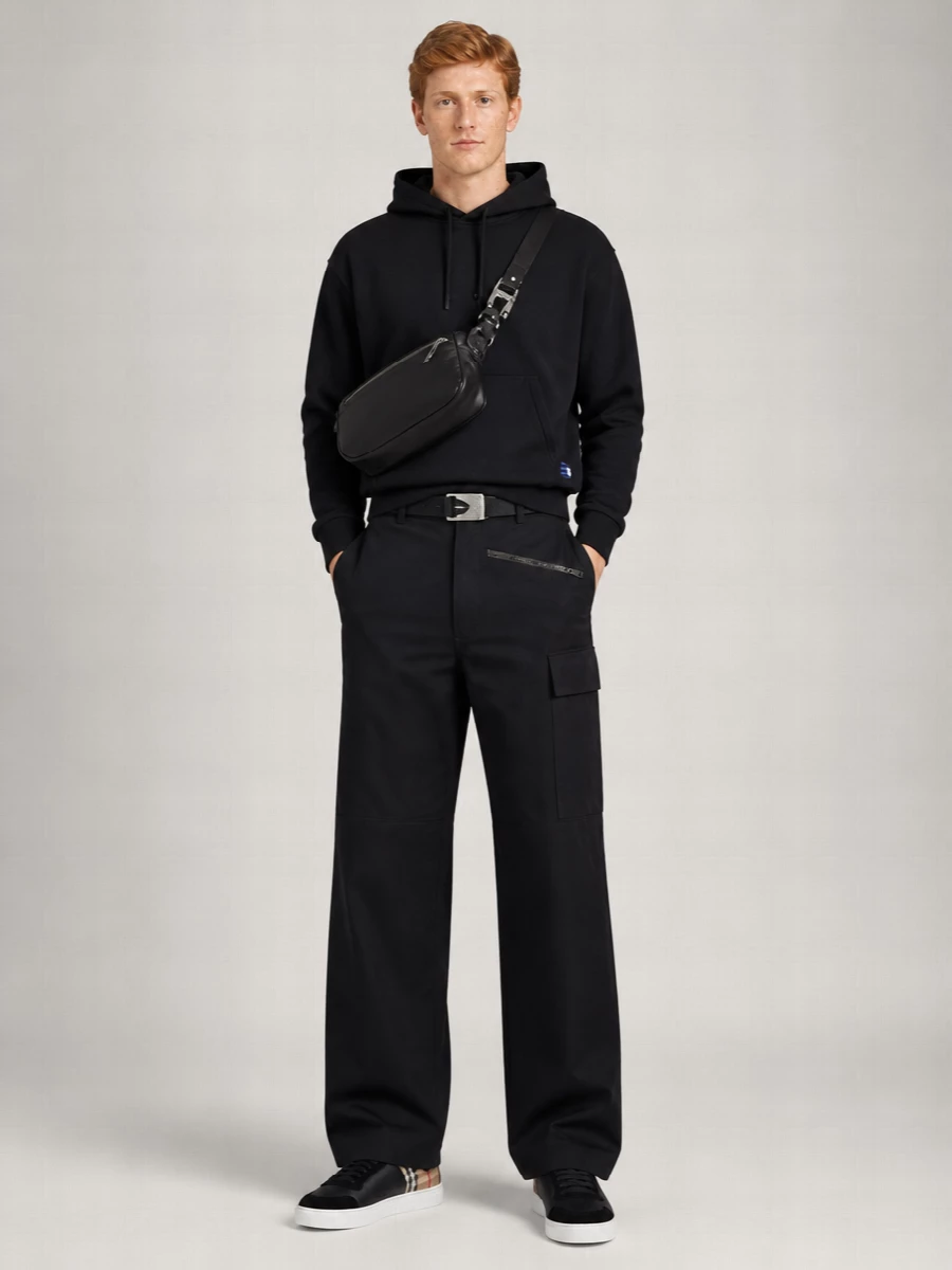 Burberry High-Rise Cargo Trousers
