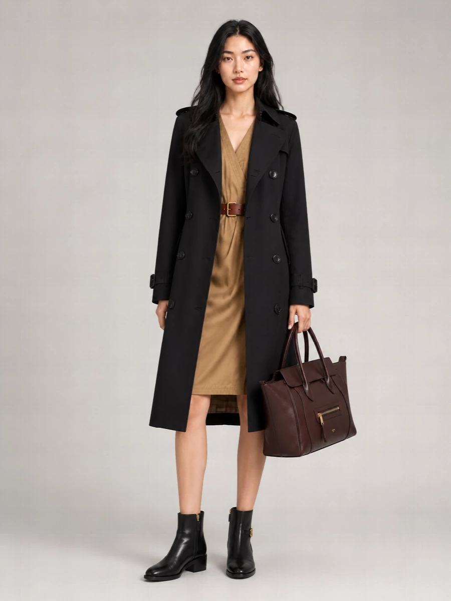 Celine Leather Medium Luggage Bag