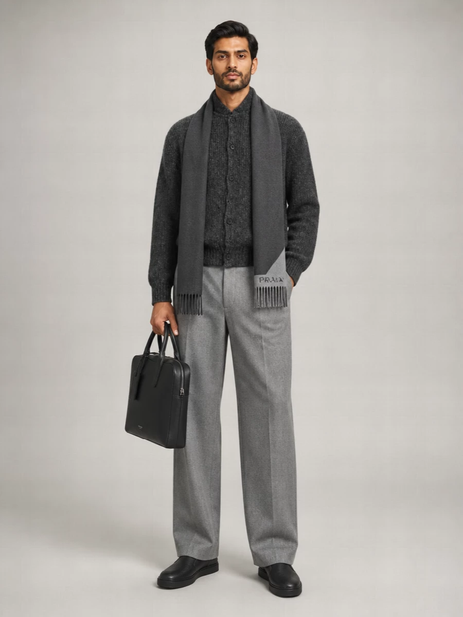 Giorgio Armani Mohair Blend Cardigan