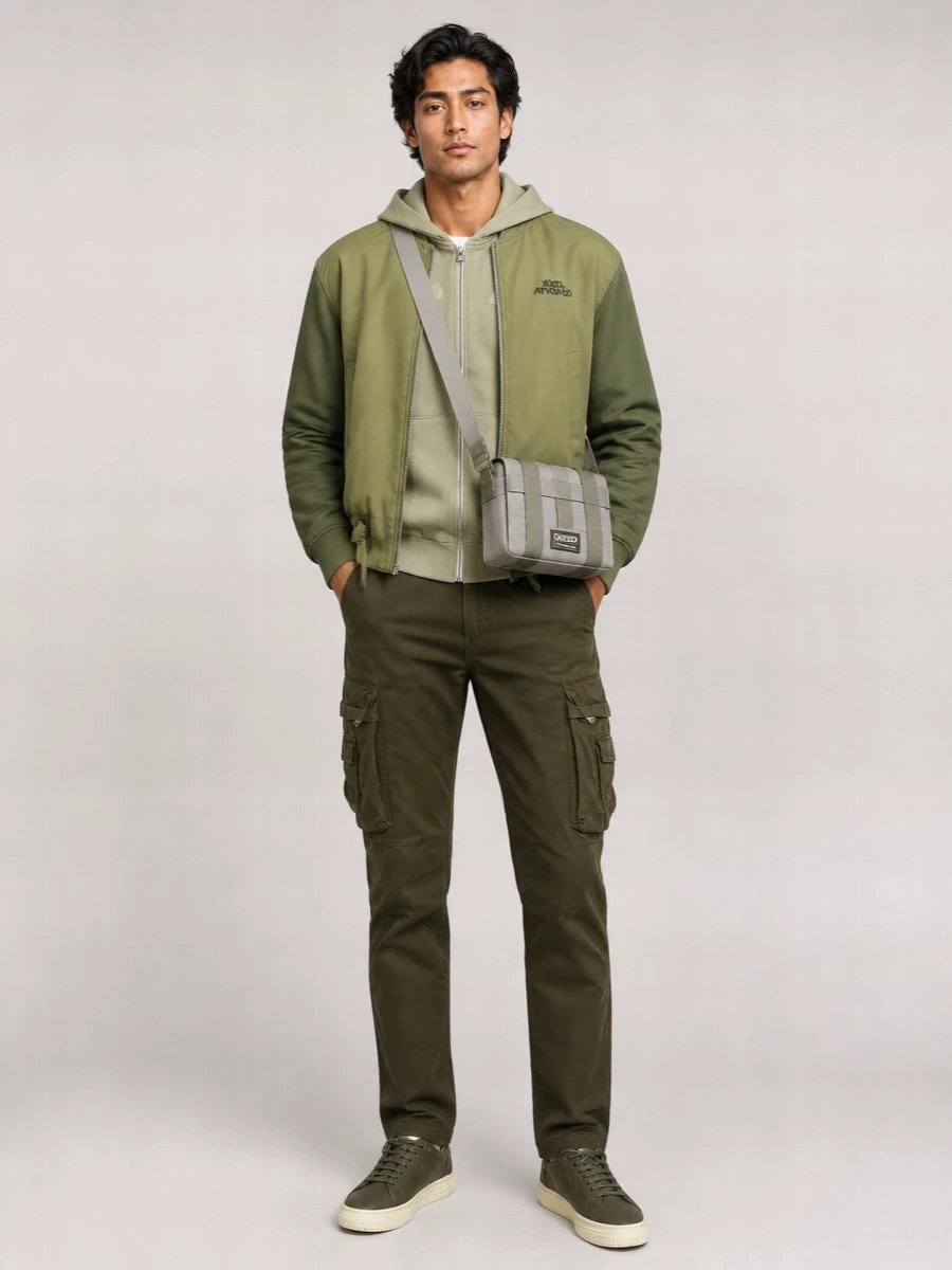 Axel Arigato Ribbed Bomber Jacket