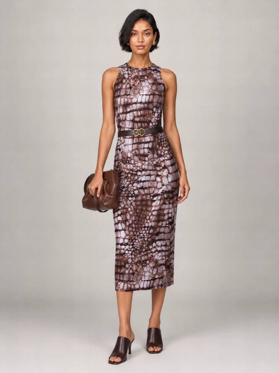 Elisabetta Franchi Midi Dress