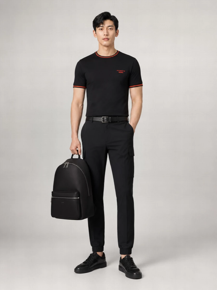 Boss Cotton Regular-Fit Short-Sleeve T-Shirt