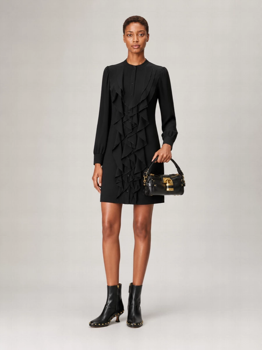 Chloé Leather Studded Ankle Boots