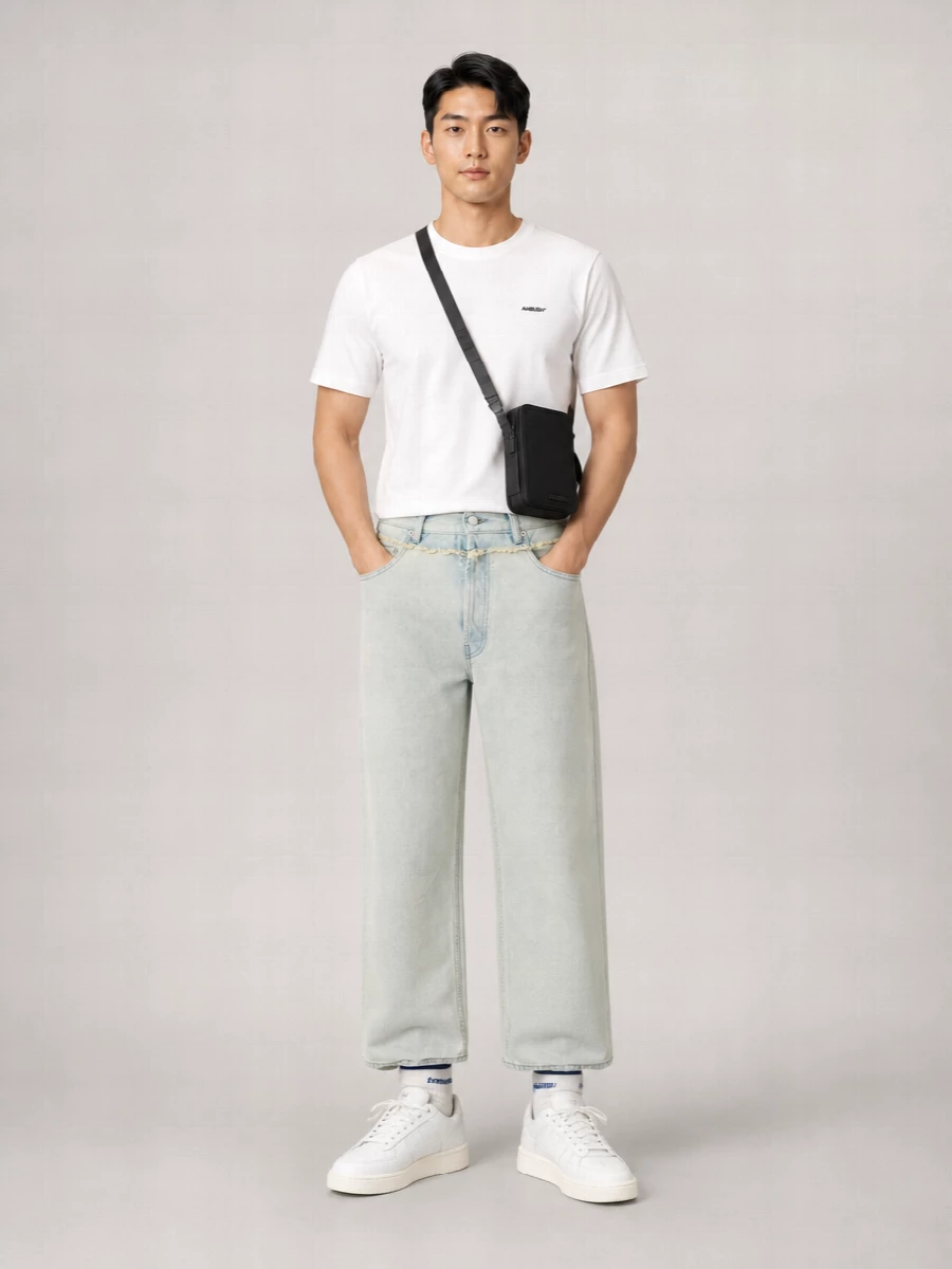 Ambush Denim Wide-Leg Trousers
