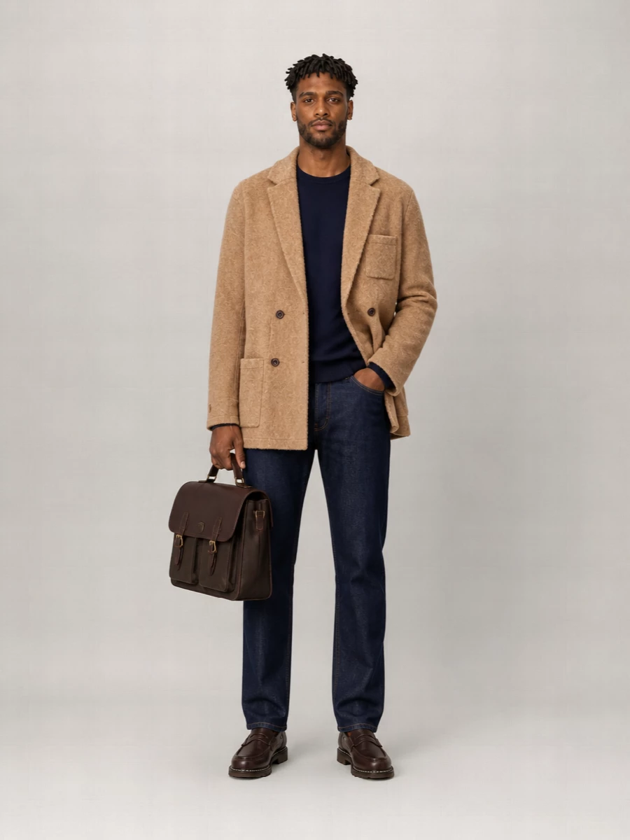 Polo Ralph Lauren Cashmere Wool Double-Breasted Blazer