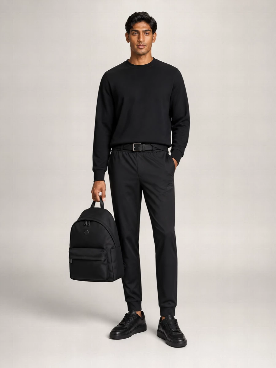 Boss Cotton Crew-Neck Sweatshirt