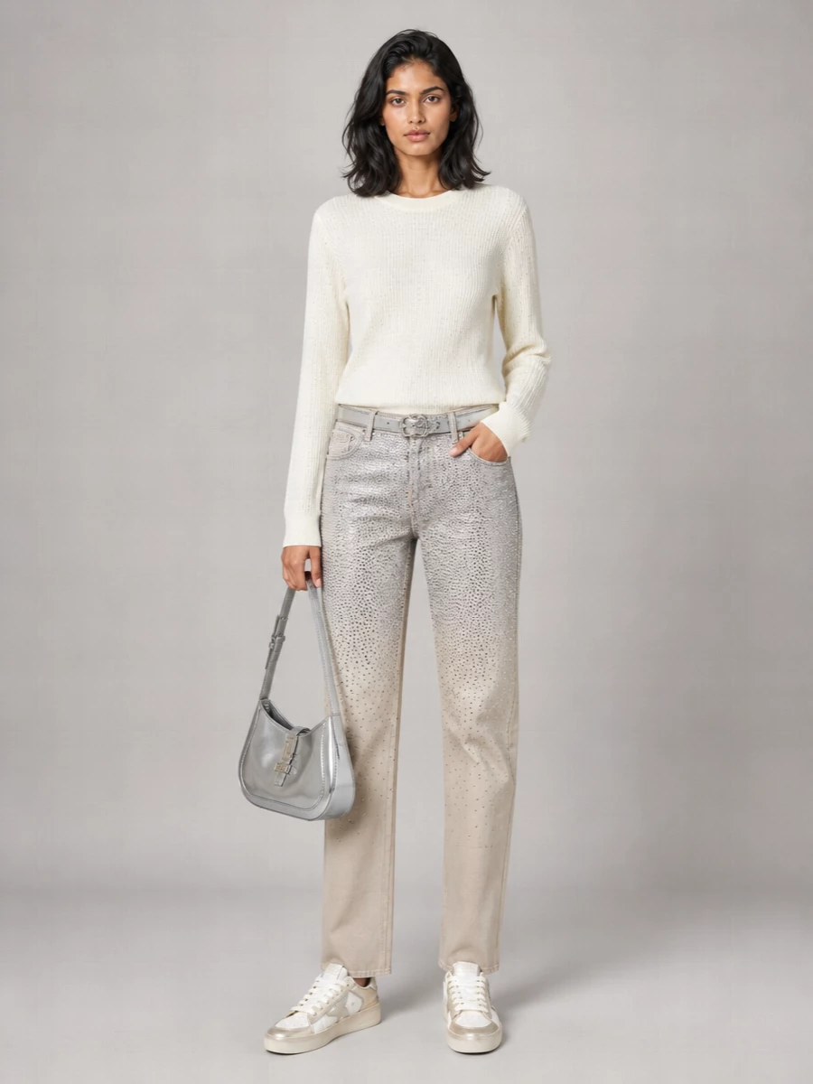 Golden Goose Denim Straight Trousers