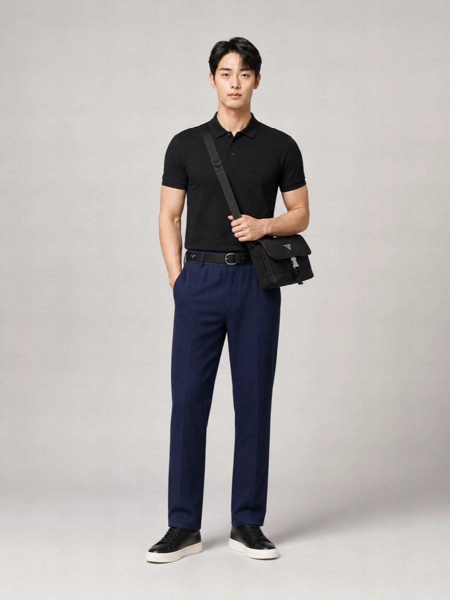 Giorgio Armani Cotton Piqué Short-Sleeve Polo Shirt