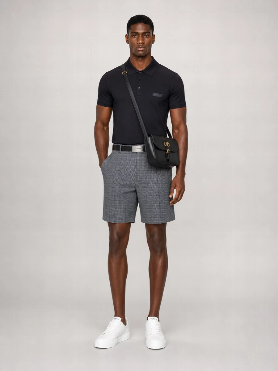 Givenchy Silk-Blend Regular-Fit Short-Sleeve Polo Shirt