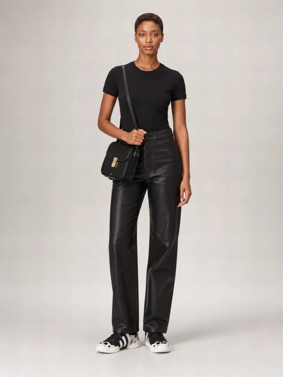 A.p.c. Grace Leather Crossbody Bag