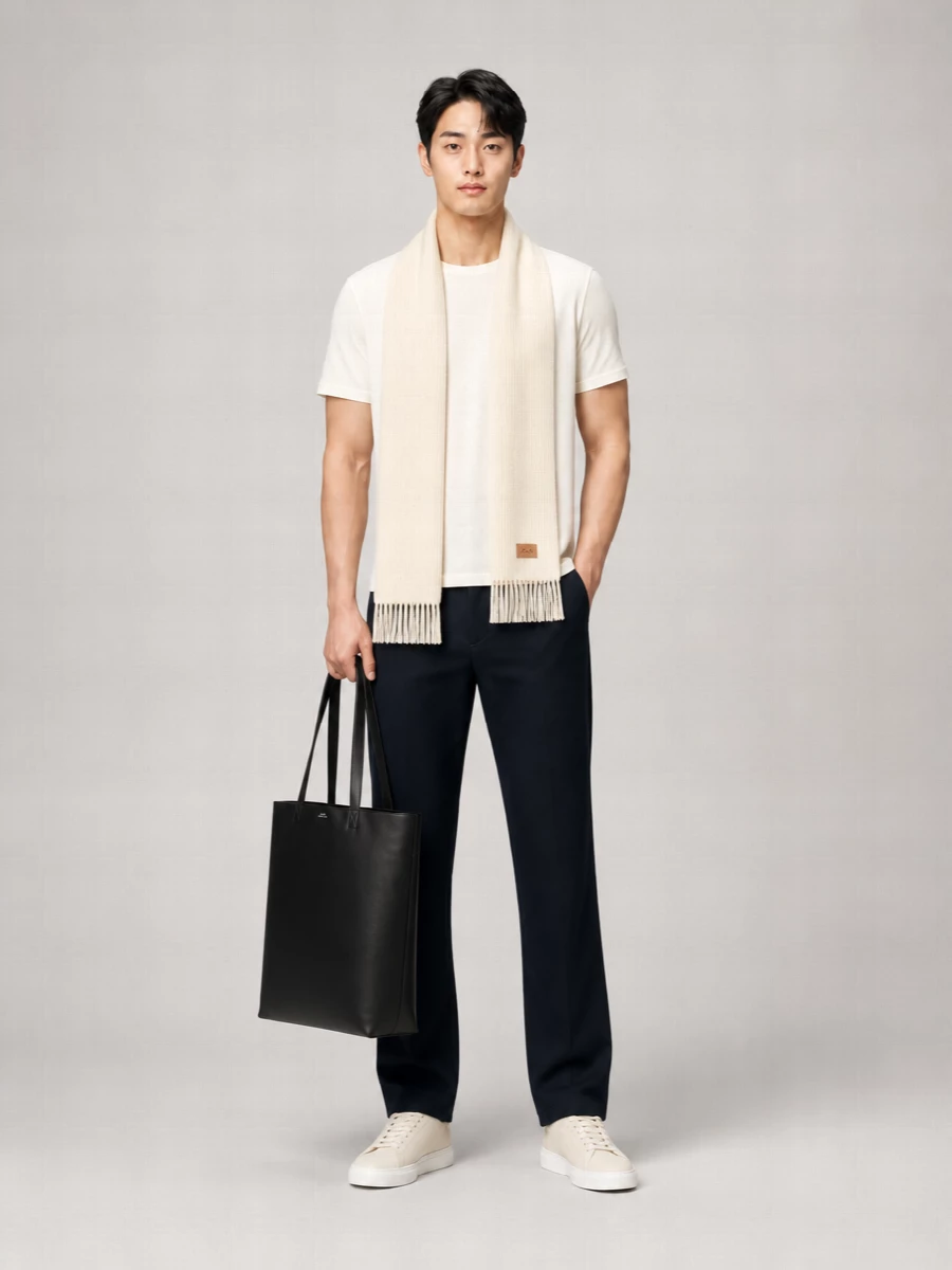 Ami Paris Cotton Logo T-Shirt