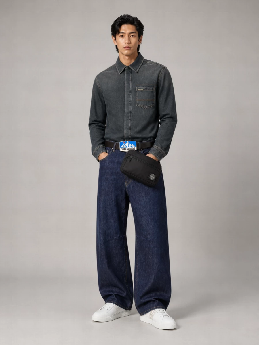 Stone Island Nylon Belt Bag
