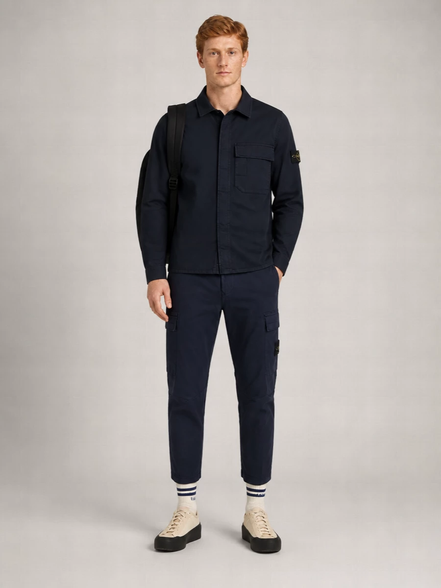 Stone Island Cotton Pants
