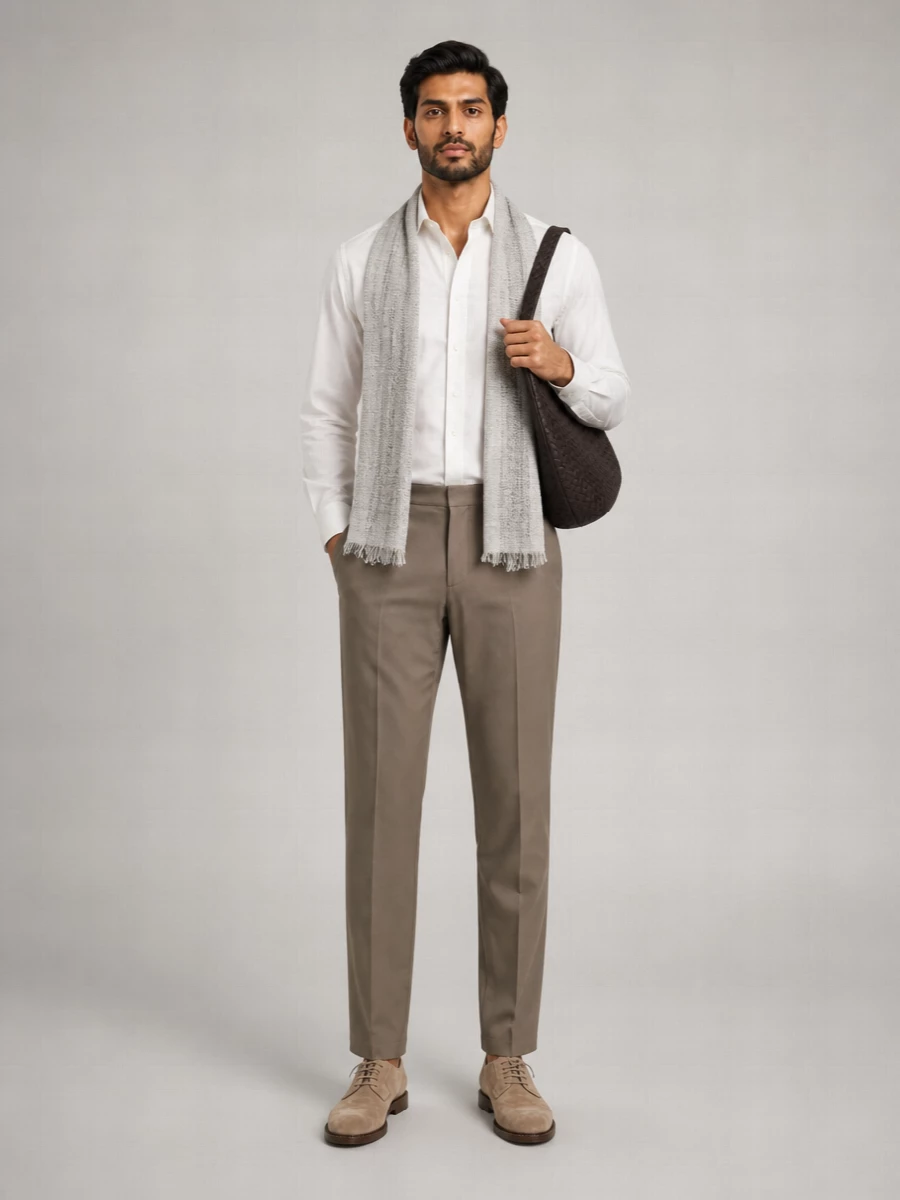 Brunello Cucinelli Linen Blend Classic Shirt