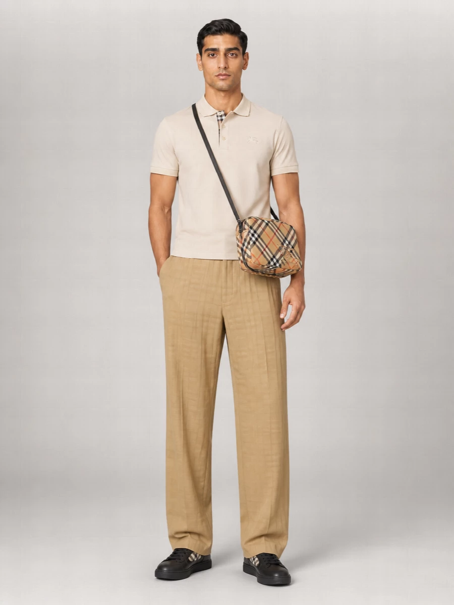 Burberry Checked Crossbody Bag