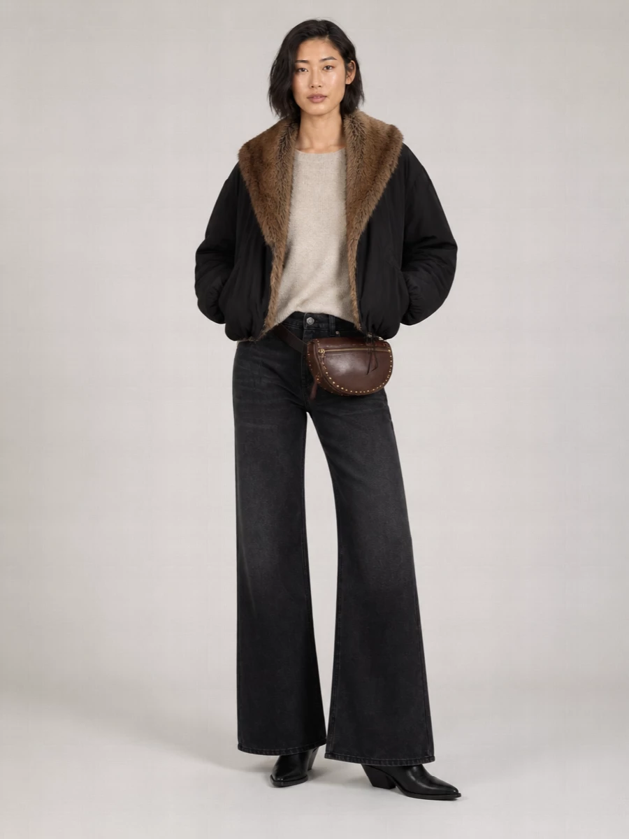 Isabel Marant Skano Leather Belt Bag