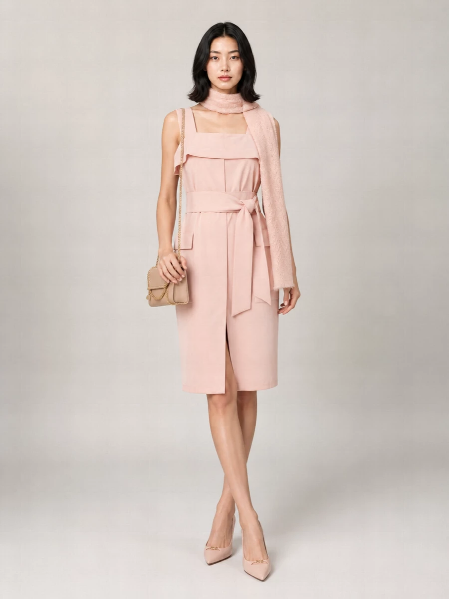 Weekend Max Mara Cotton Knee-Length Dress