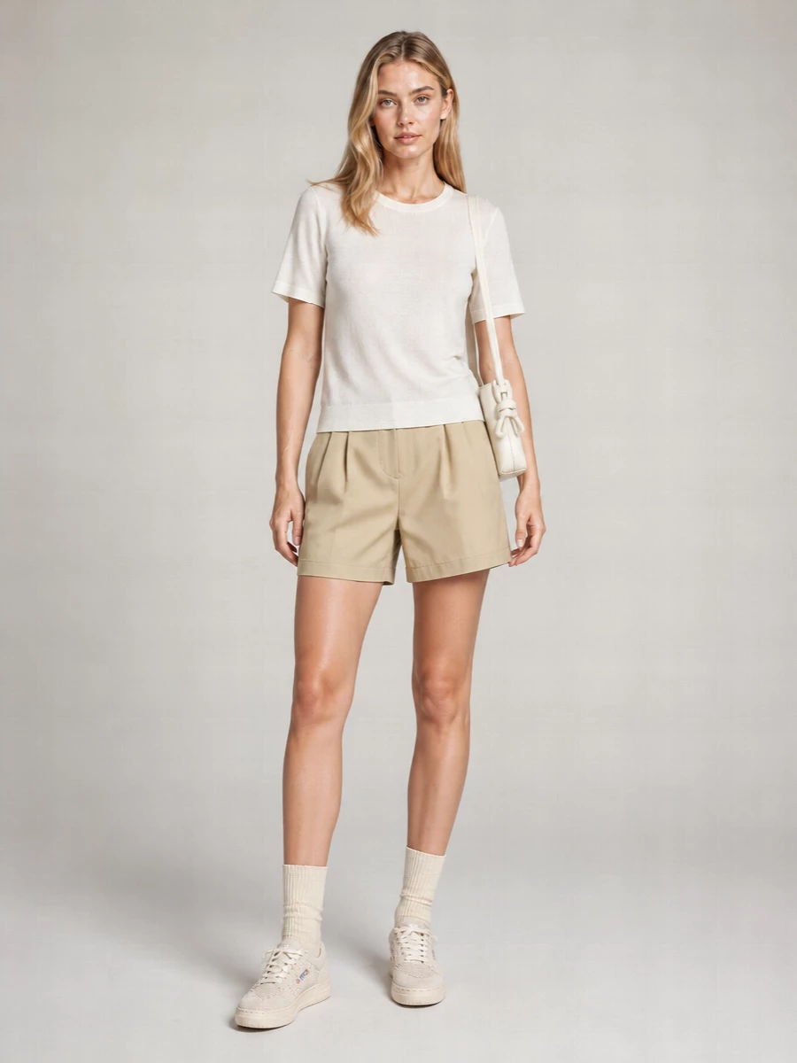 Dunst Ribbed Knit T Shirt