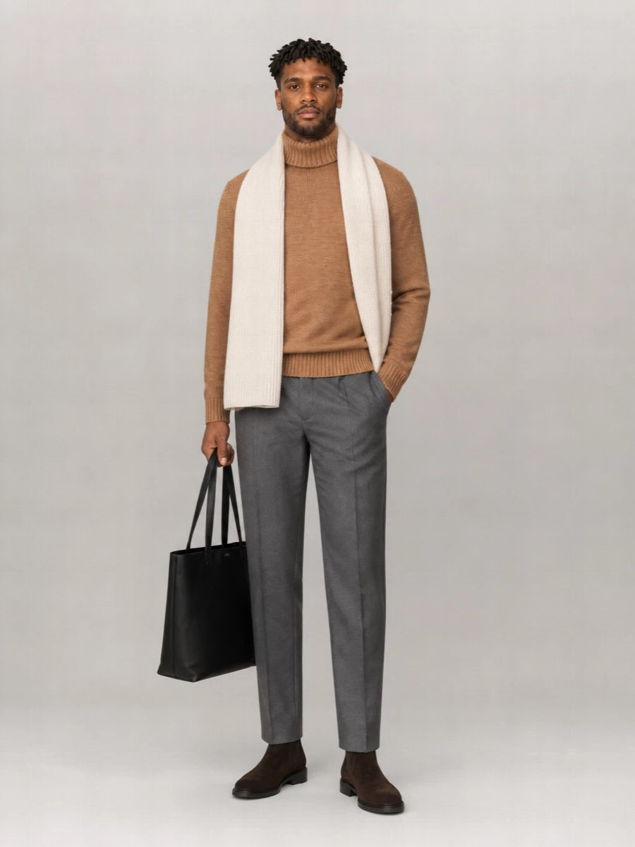 Zanone Virgin Wool Turtleneck Jumper