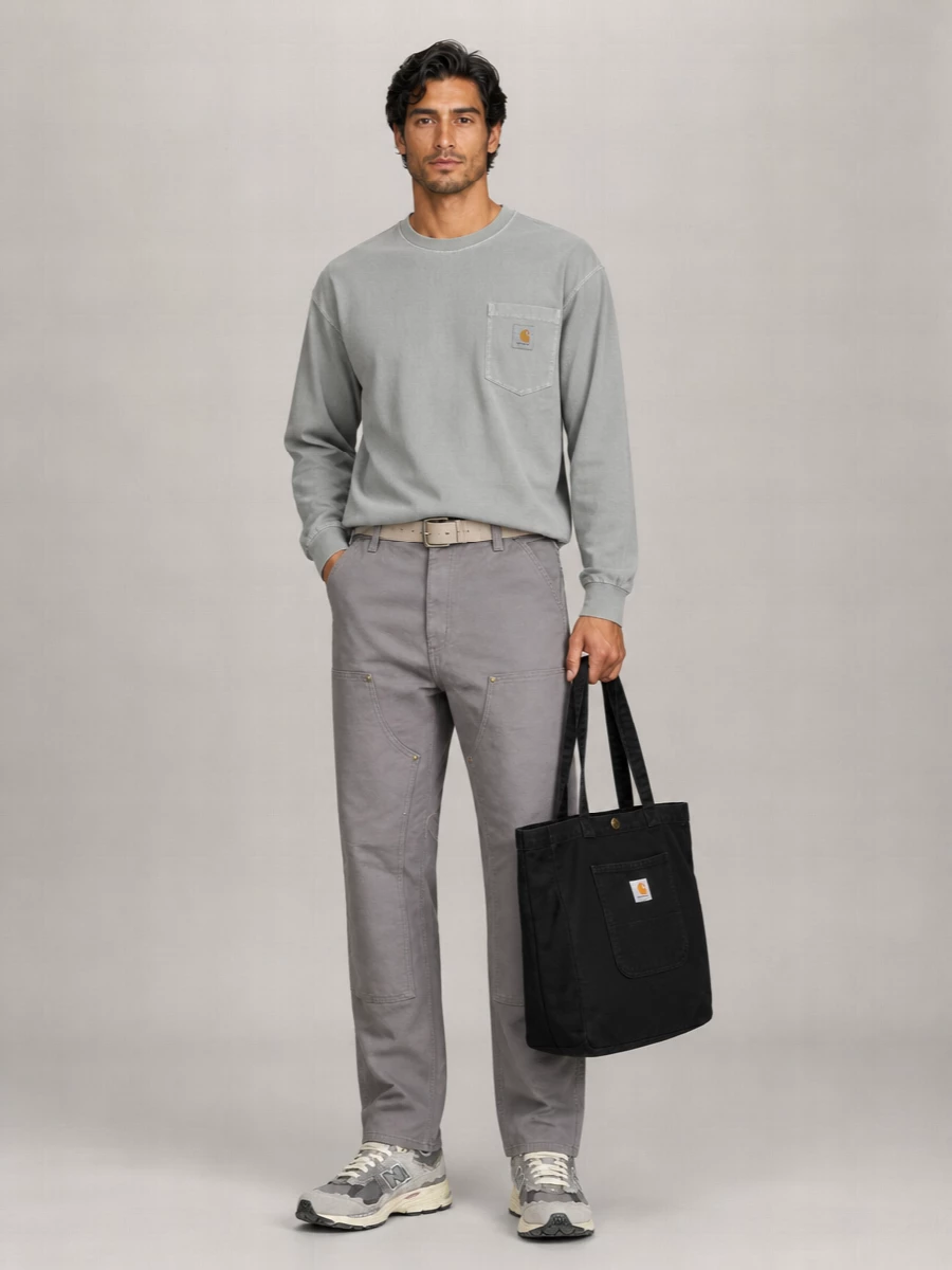 Carhartt Wip Organic Cotton Straight-Leg Trousers