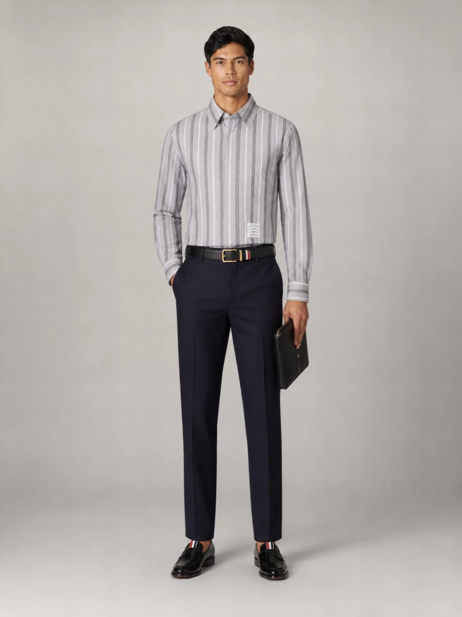Thom Browne Leather Loafers