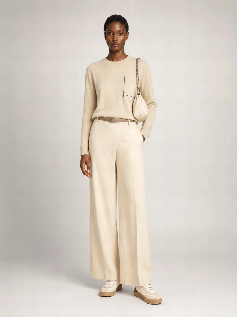 Brunello Cucinelli Cashmere Virgin Wool And Silk Sweater