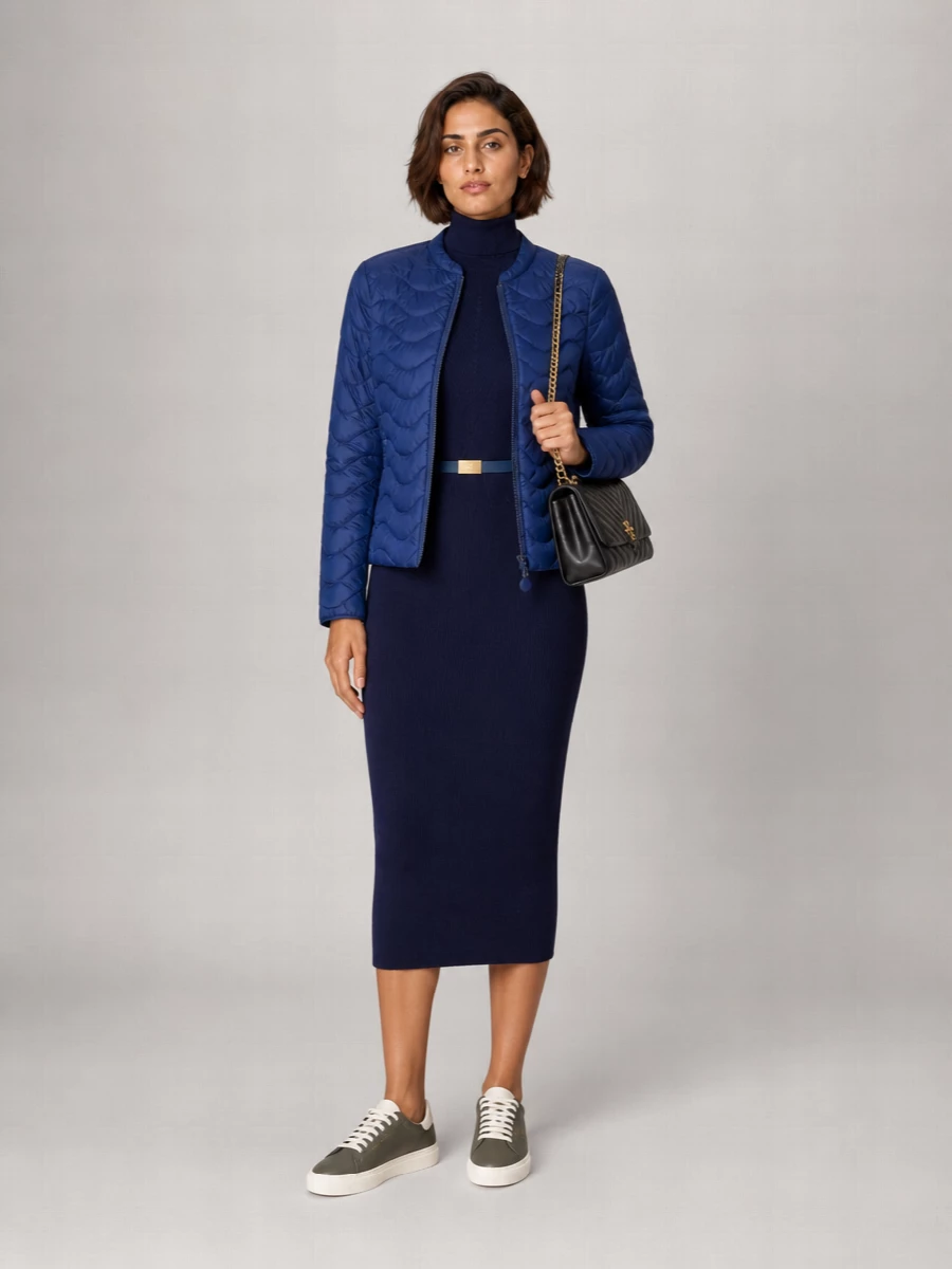 Emporio Armani Quilted Single-Breasted Jacket