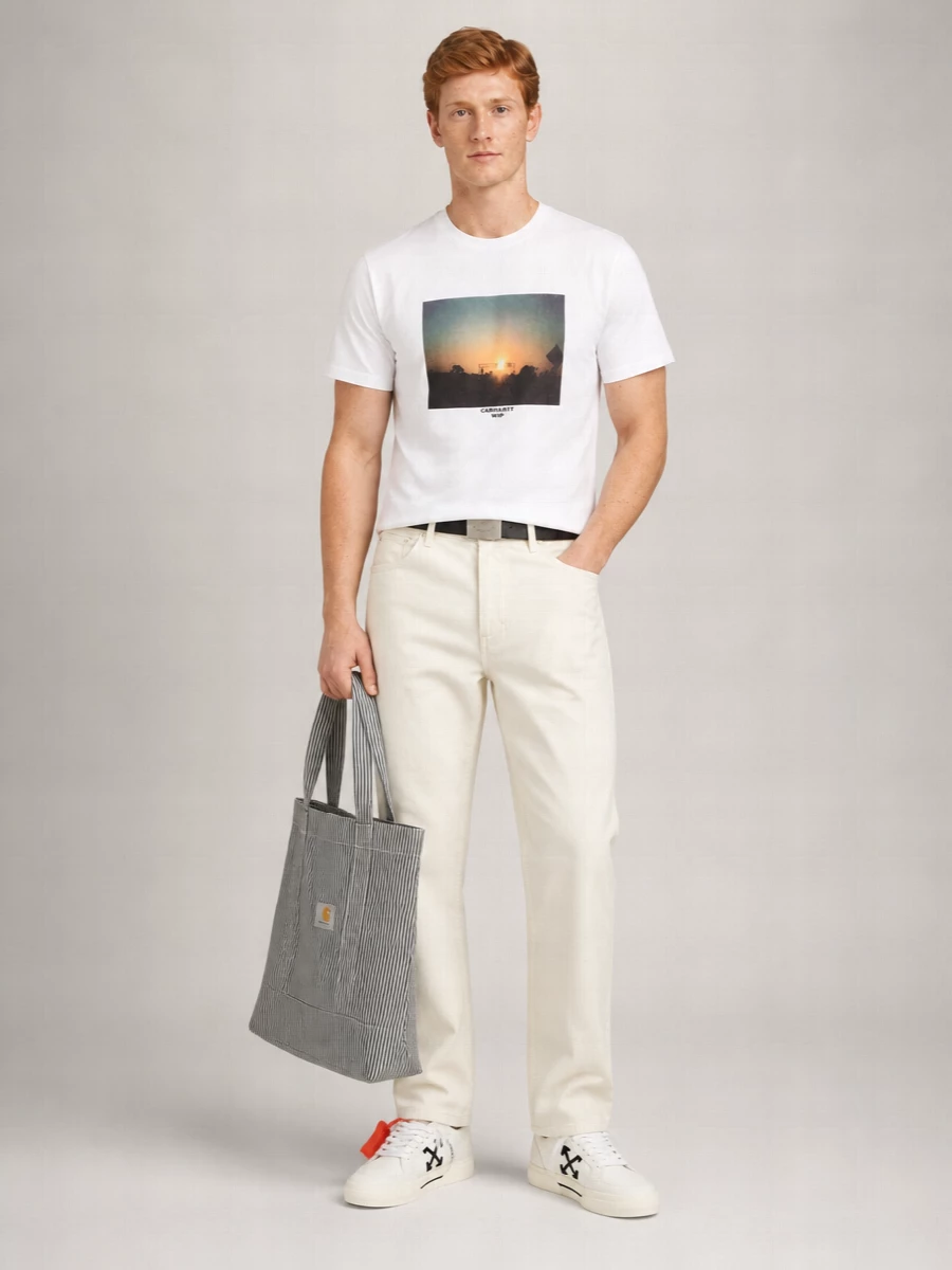 Carhartt Wip Cotton Graphic-Print Crewneck T-Shirt
