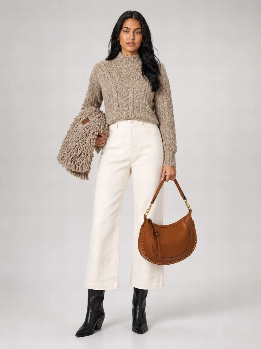 Isabel Marant Etoile Stretch Cotton Blend Sweater