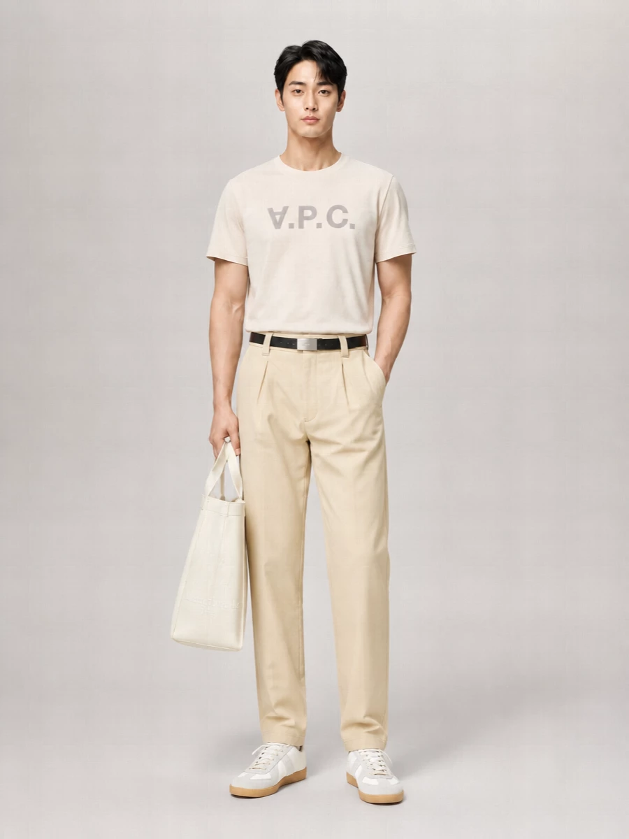 A.p.c. Cotton Oversized Logo T-Shirt
