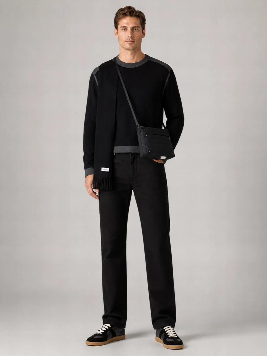 Mm6 Maison Margiela Wide-Leg Raw-Hem Denim Trousers