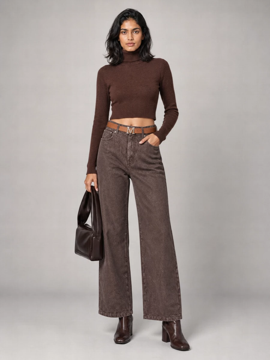 Max Mara Suede Leather Belt