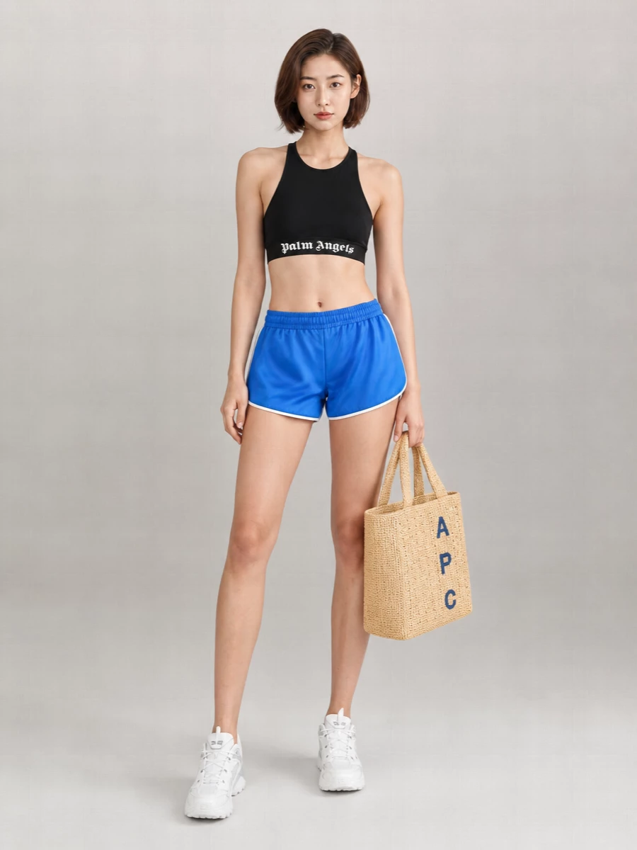 A.p.c. Axelle Raffia Tote Bag