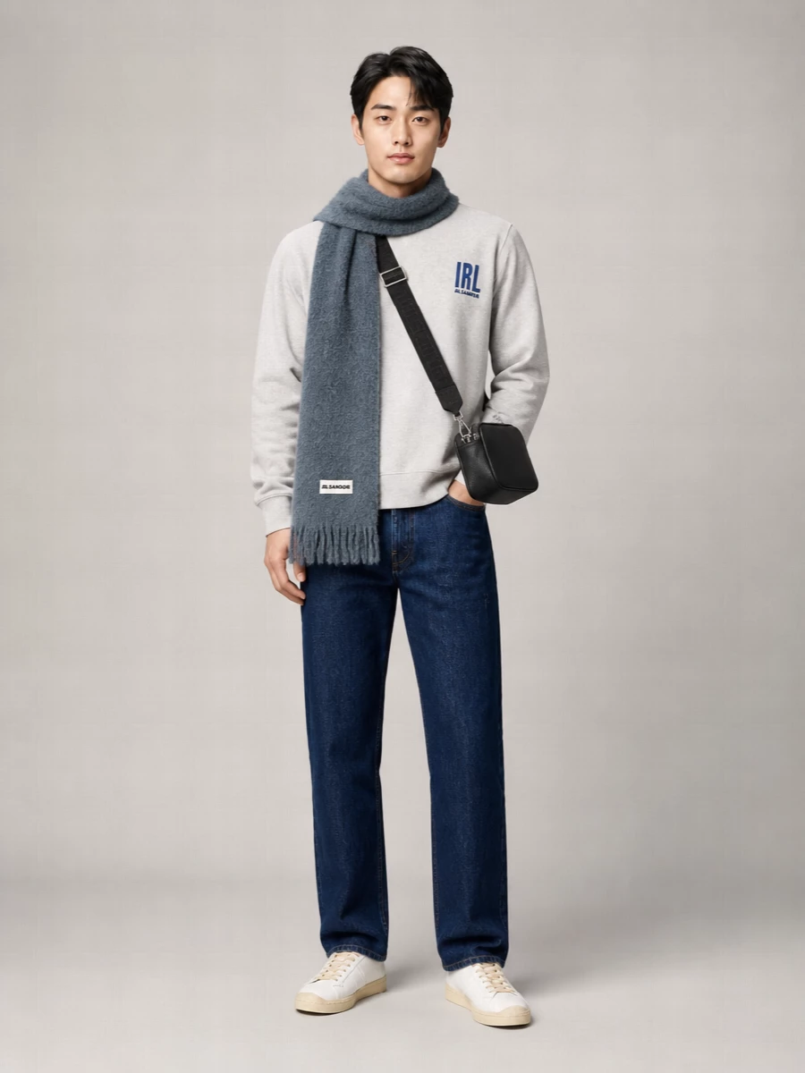 Jil Sander Leather Low-Top Sneakers