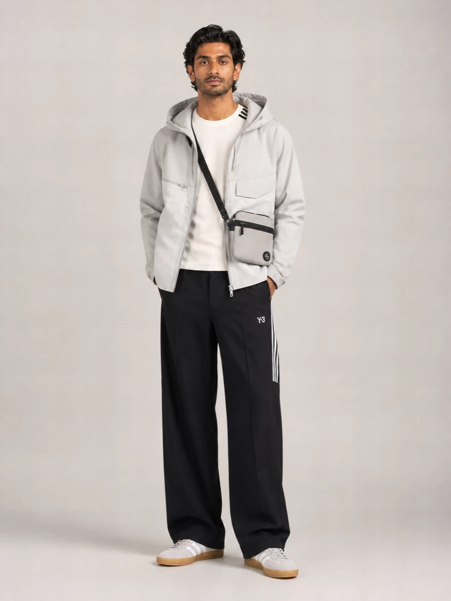 Y-3 Paneled Hooded Parka