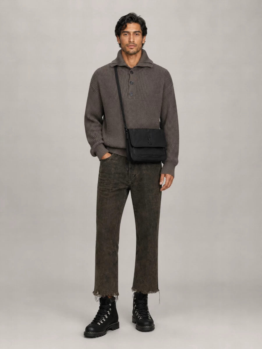 Junya Watanabe Leather Ankle Boots