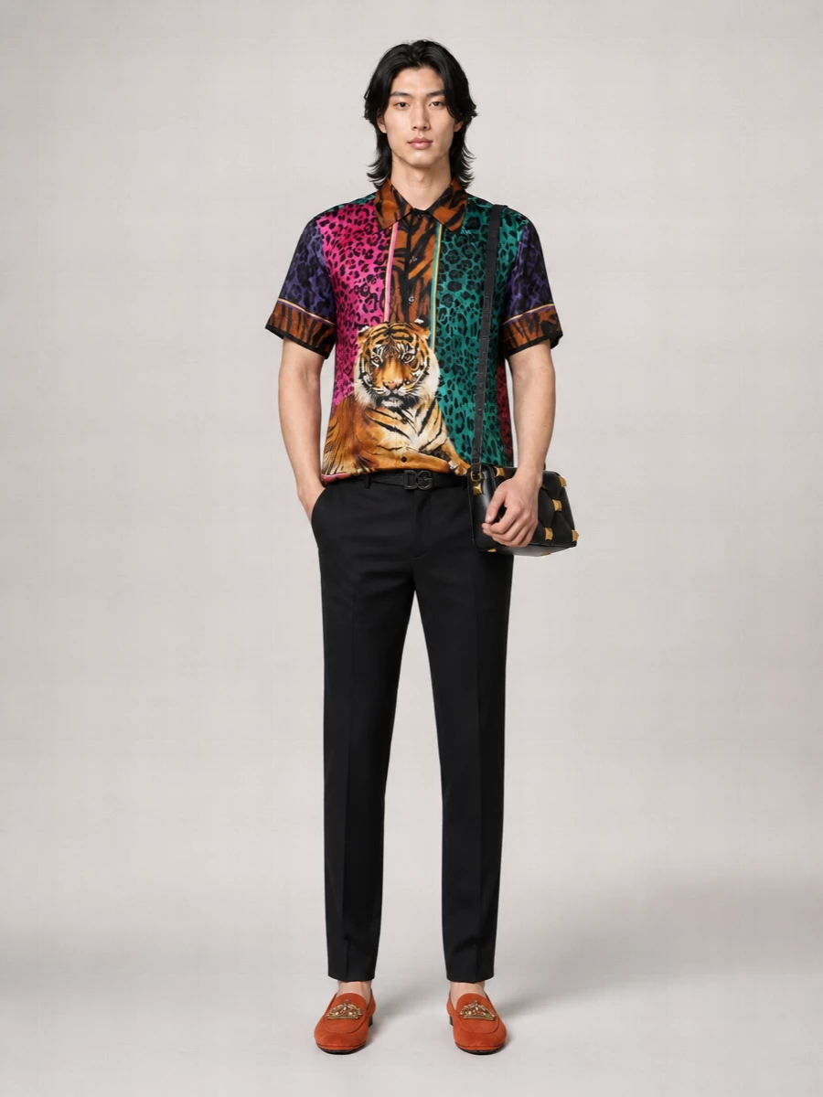 Dolce&Gabbana Leather Crystal-Embellished Loafers