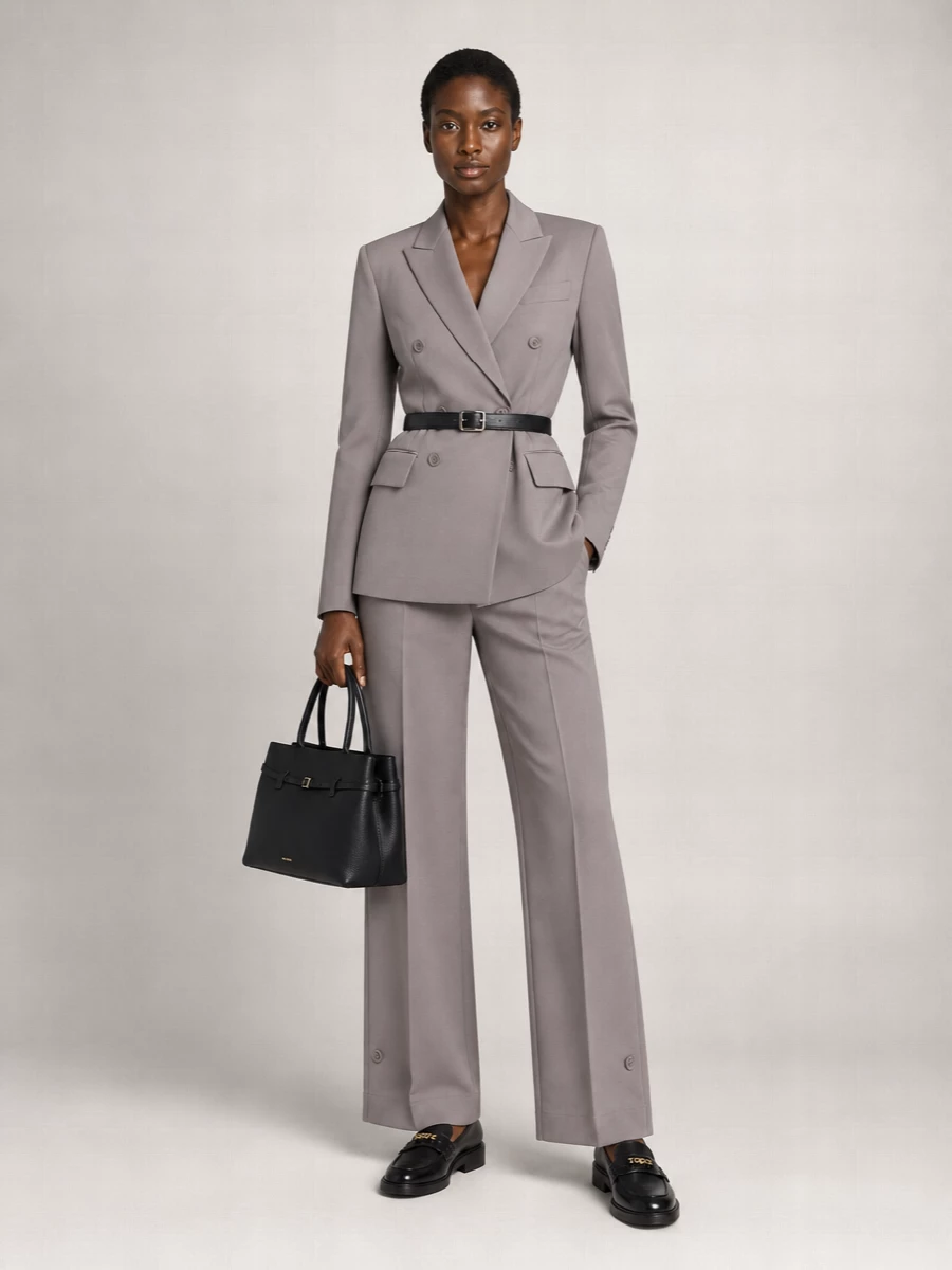 The Frankie Shop Pleated Suit Trousers