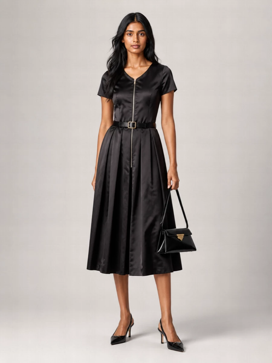 Prada Medium Brushed Leather Shoulder Bag