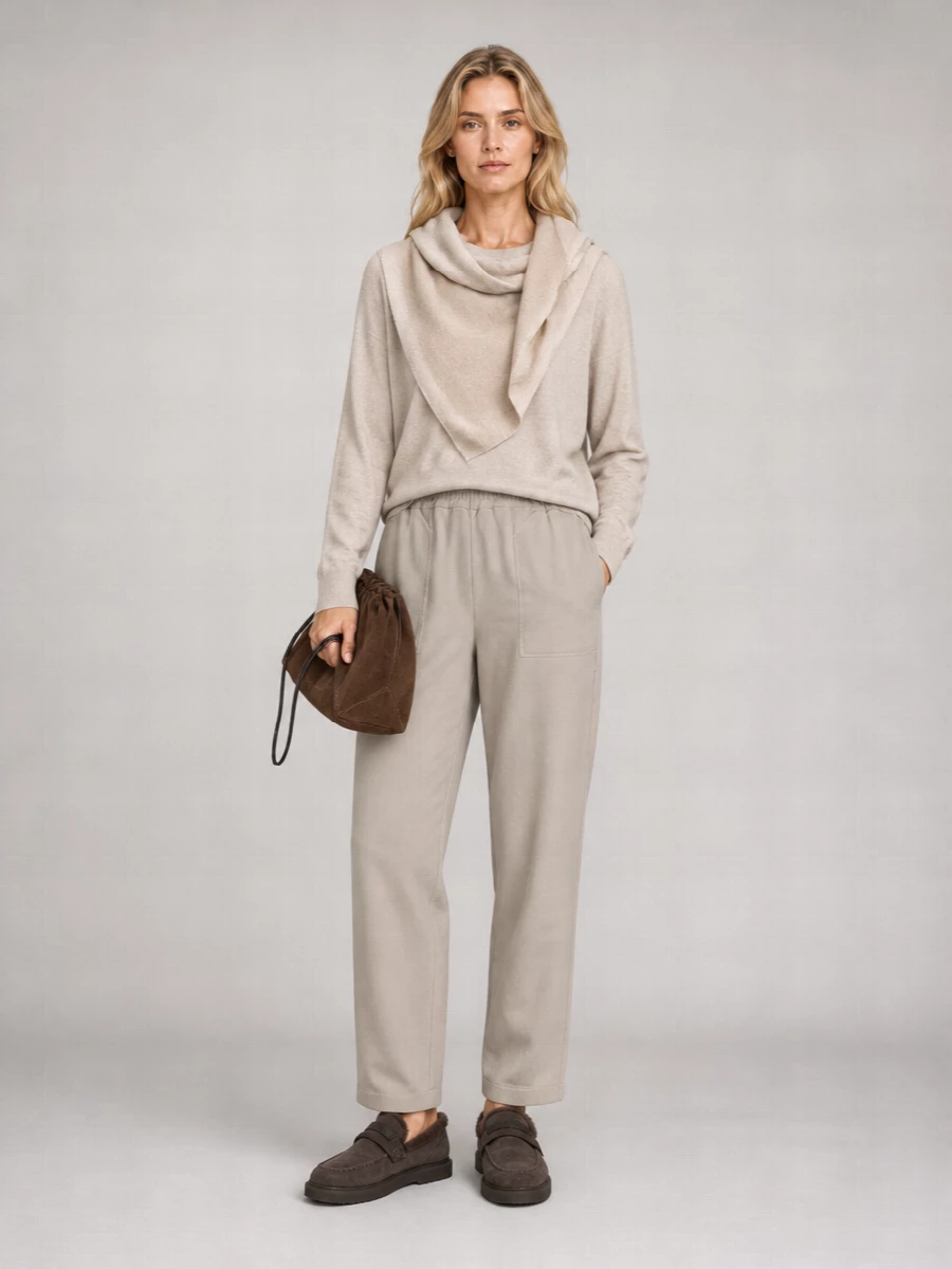 Brunello Cucinelli Cotton Flared Track Pants