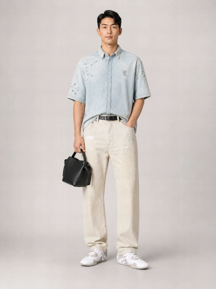 Acne Studios Oversized Short-Sleeve Shirt
