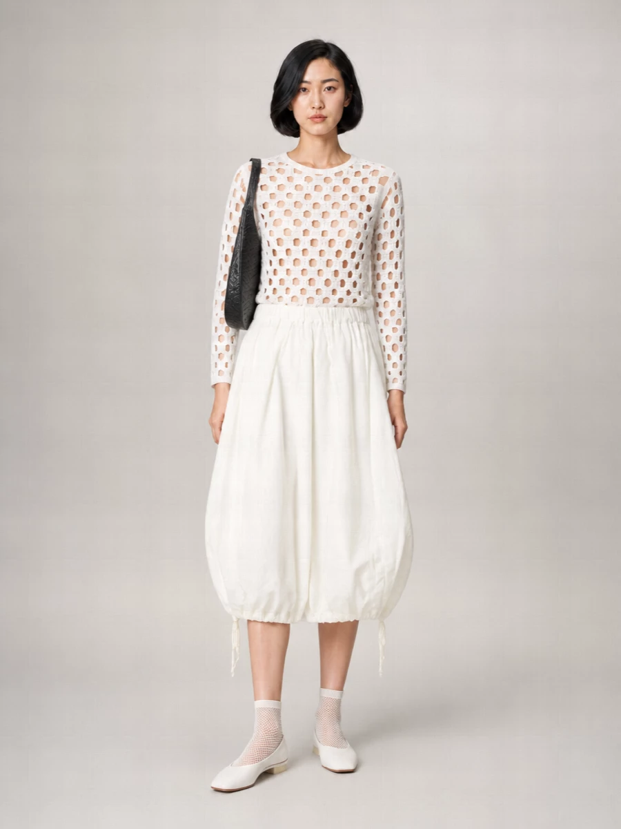 Comme Des Garçons Wide-Leg Cropped Trousers